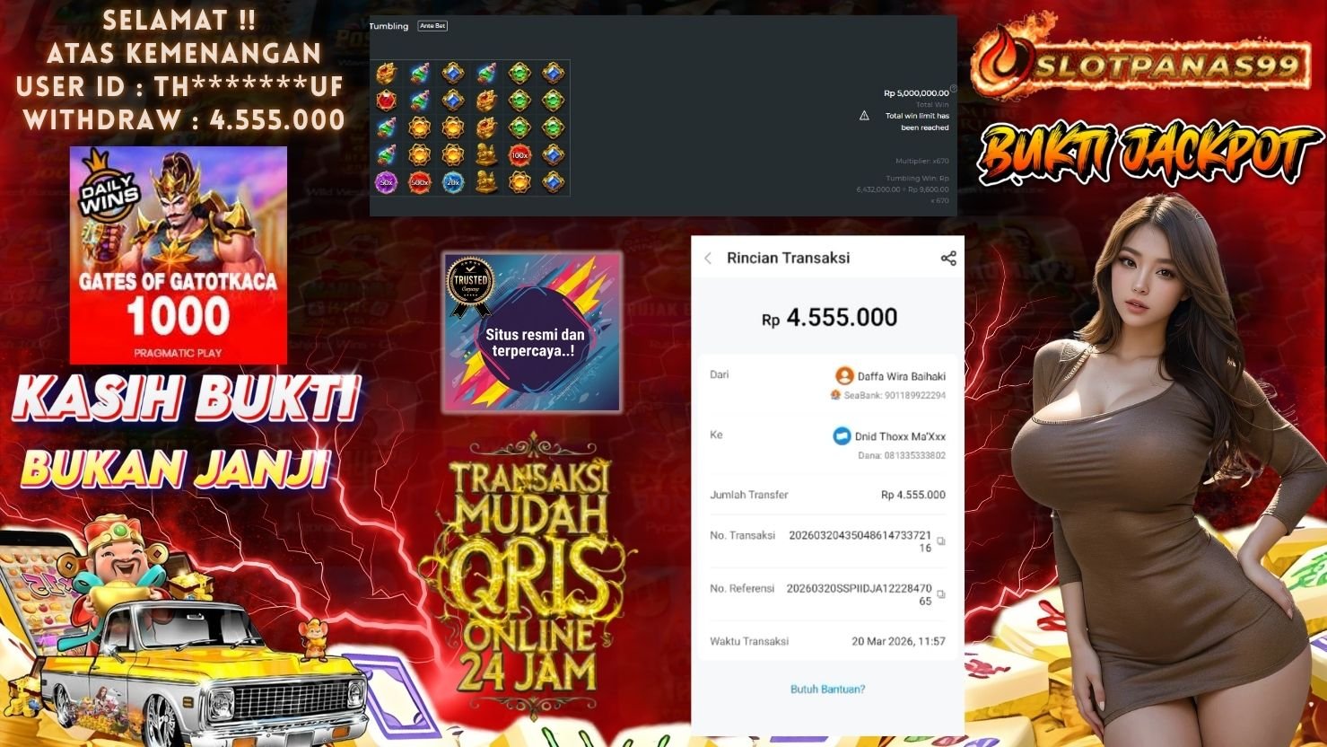 SLOTPANAS99 JACKPOT SLOT GATES OF GATOTKACA 1000